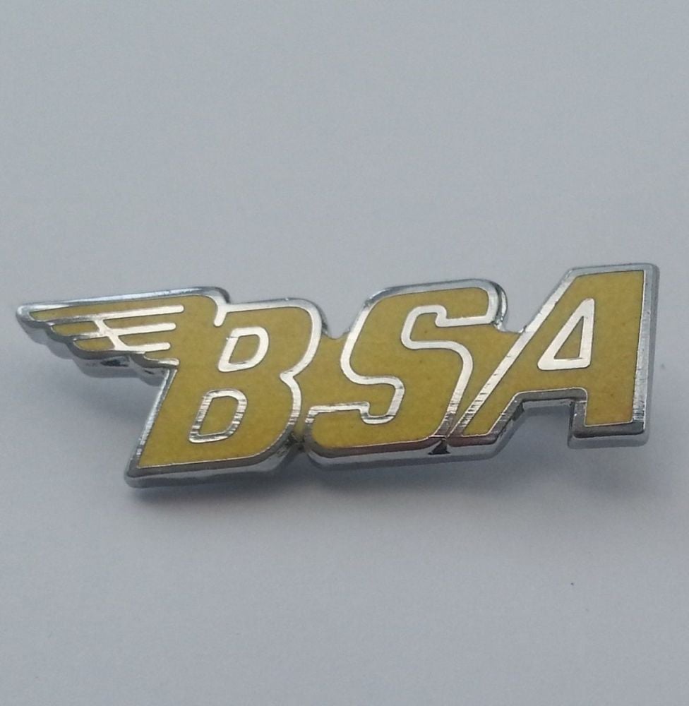 BSA enamel lapel pin badge