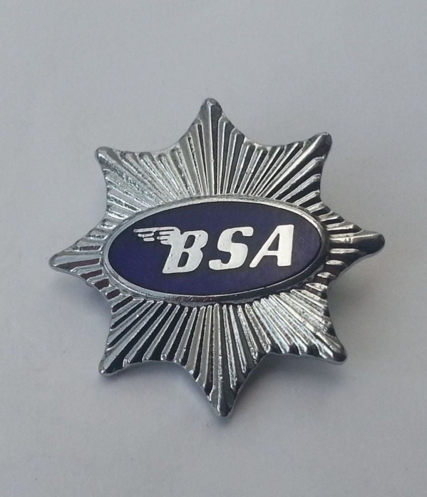 BSA enamel lapel pin badge