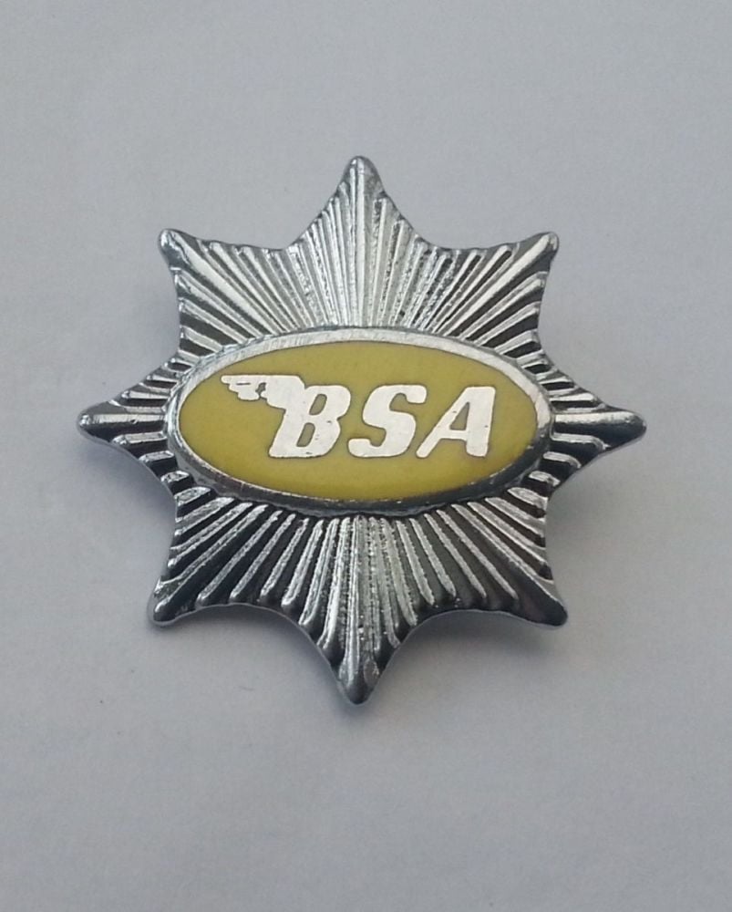 BSA enamel lapel pin badge