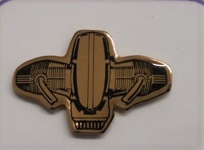 Boxer motor lapel pin badge (0253)..