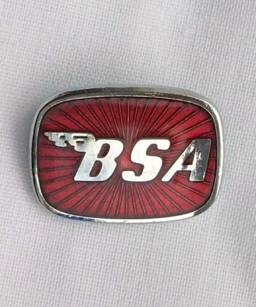 BSA enamel lapel pin badge