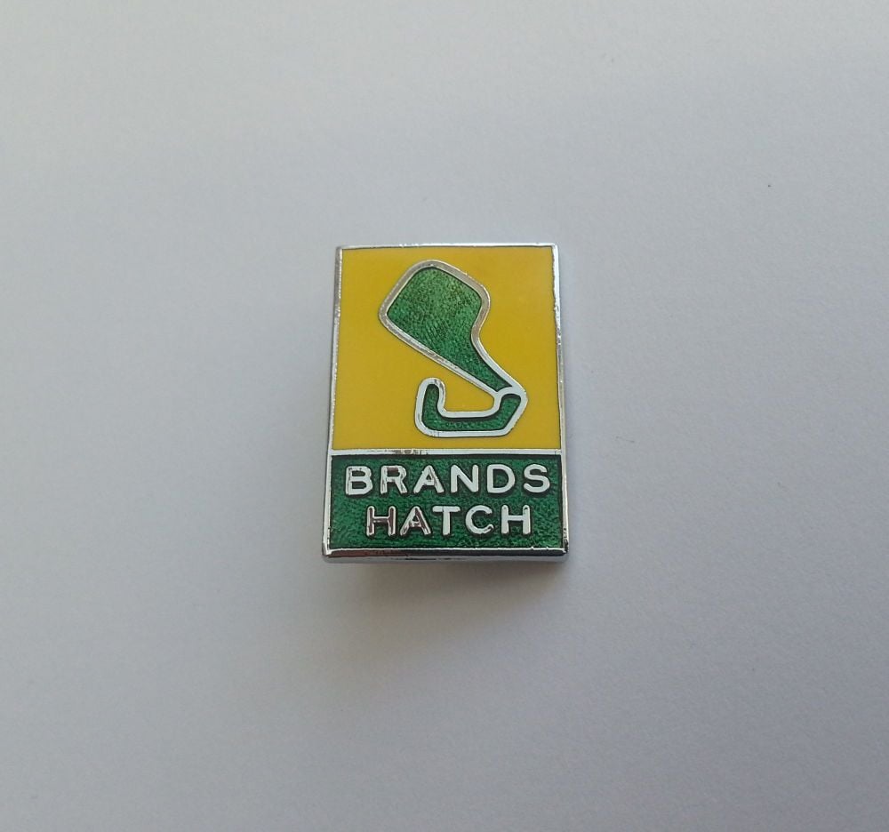 Brands Hatch enamel lapel pin badge