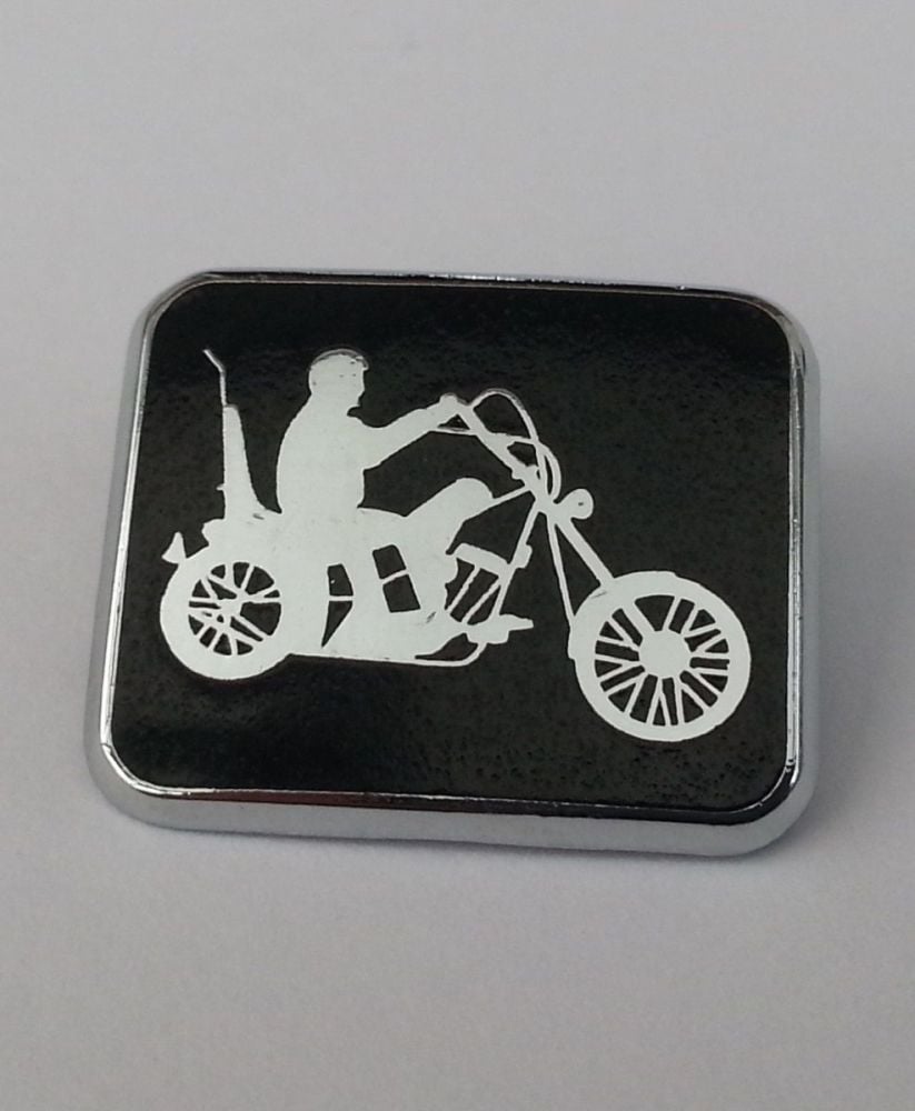 Chopper enamel lapel pin badge