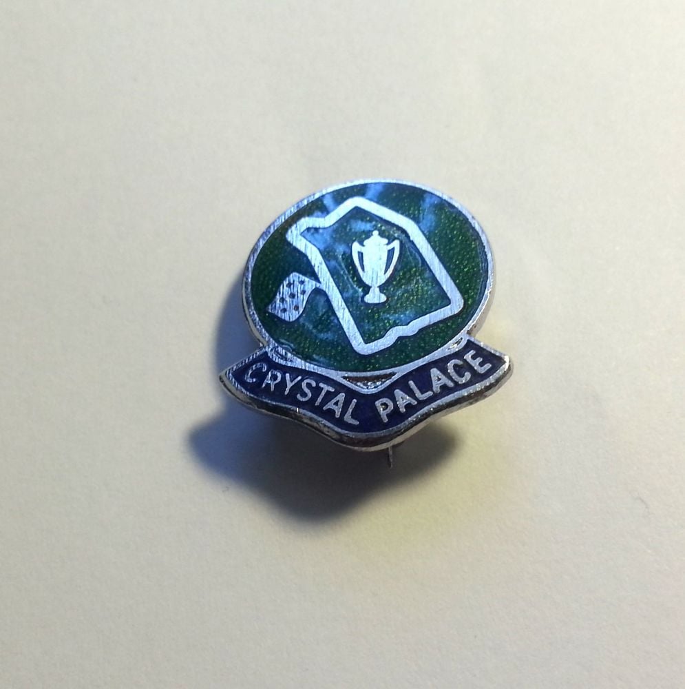 Crystal Palace enamel lapel pin badge