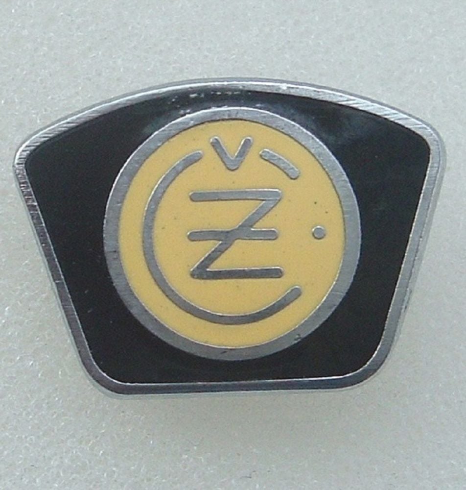 CZ enamel lapel pin badge