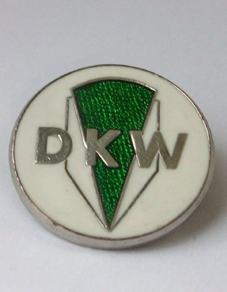 DKW enamel lapel pin badge