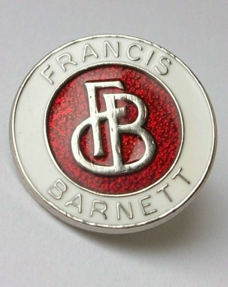 Francis Barnett enamel lapel pin badge