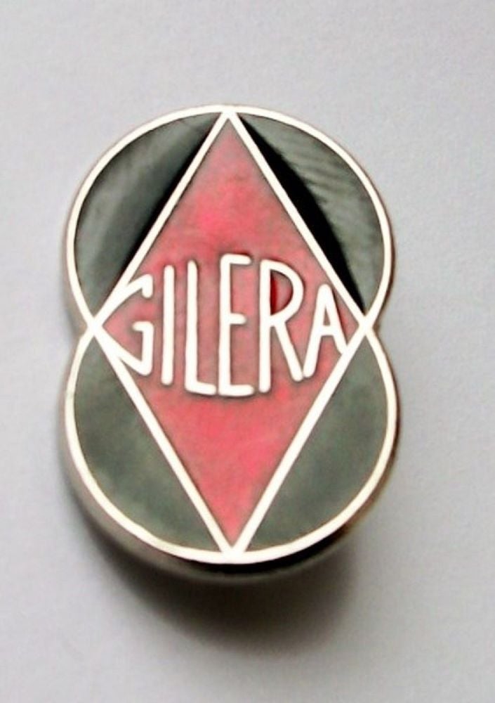 Gilera enamel lapel pin badge