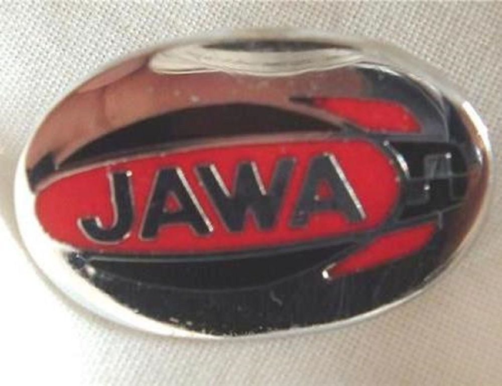 Jawa enamel lapel pin badge