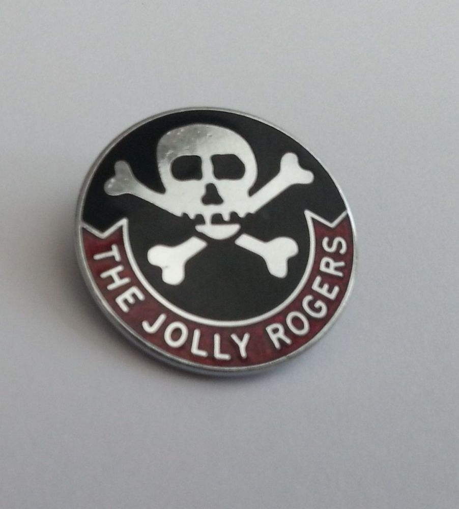 The Jolly Rogers enamel lapel pin badge