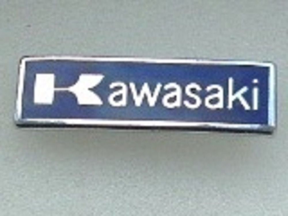 Kawasaki enamel lapel pin badge