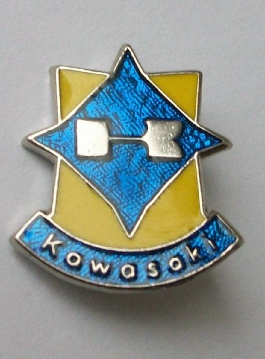 Kawasaki enamel lapel pin badge