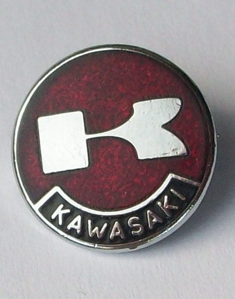 Kawasaki enamel lapel pin badge