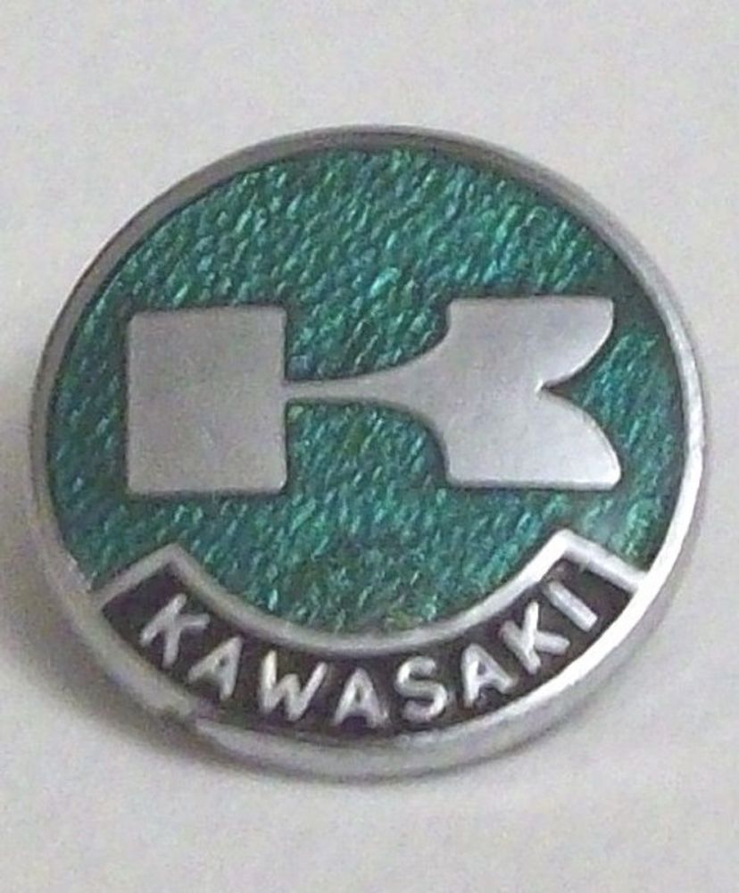 Kawasaki enamel lapel pin badge