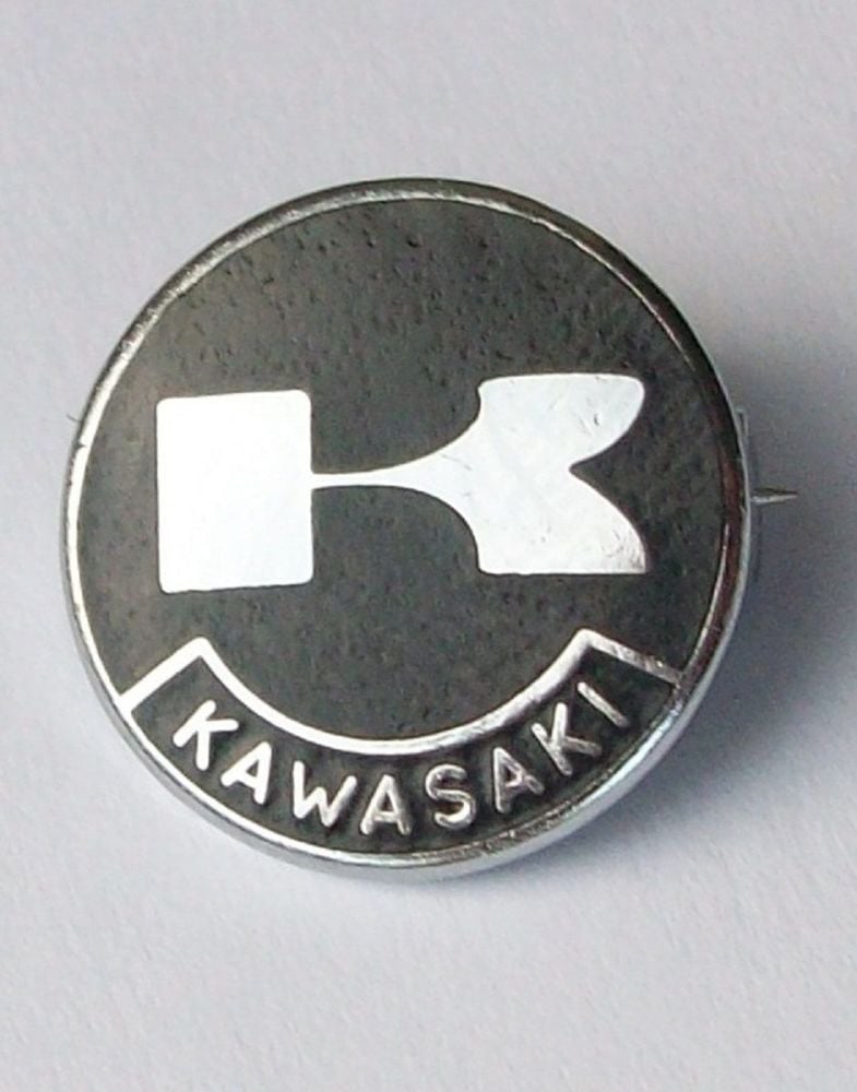 Kawasaki enamel lapel pin badge