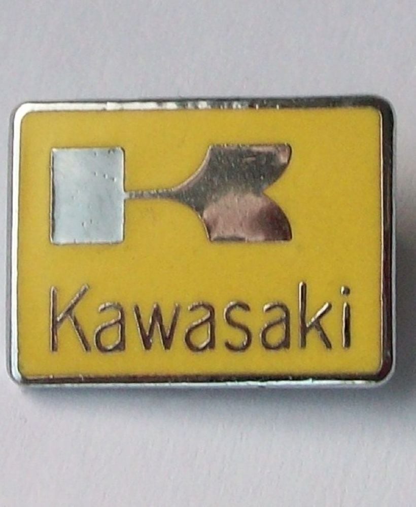 Kawasaki enamel lapel pin badge