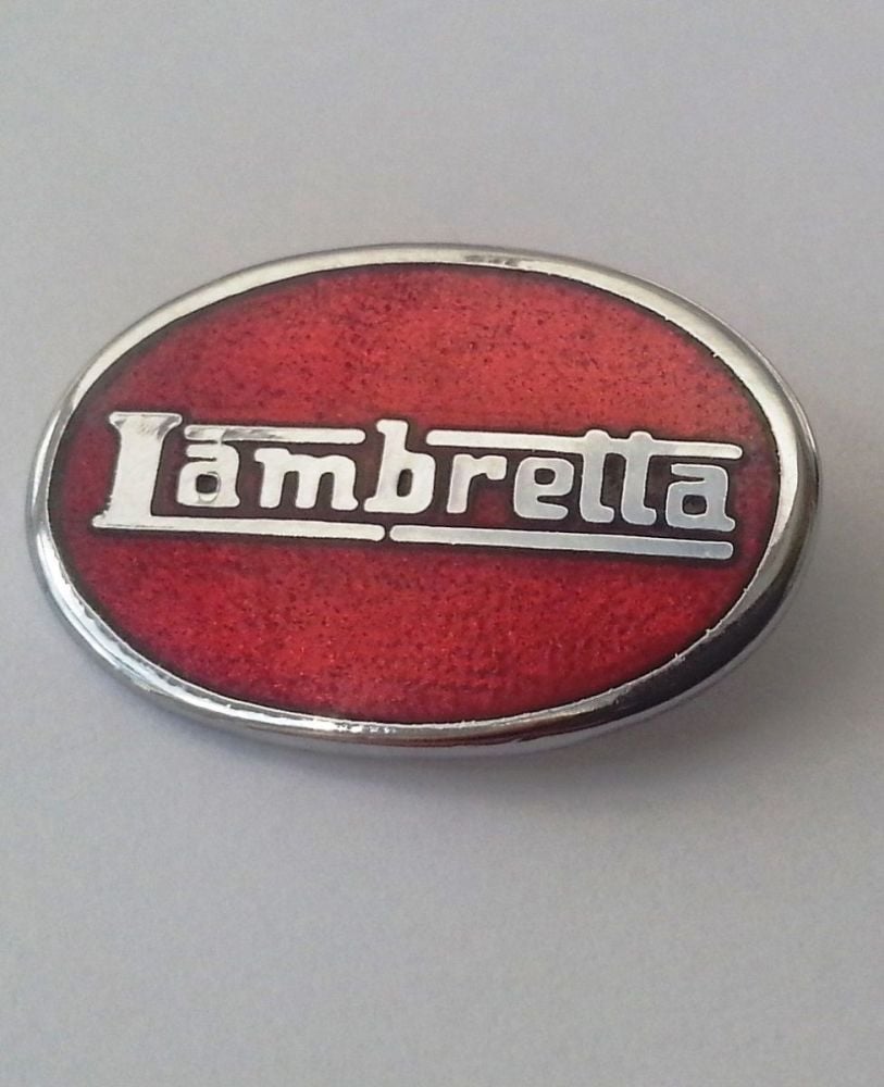 Lambretta enamel lapel pin badge