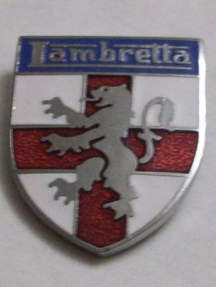 Lambretta enamel lapel pin badge