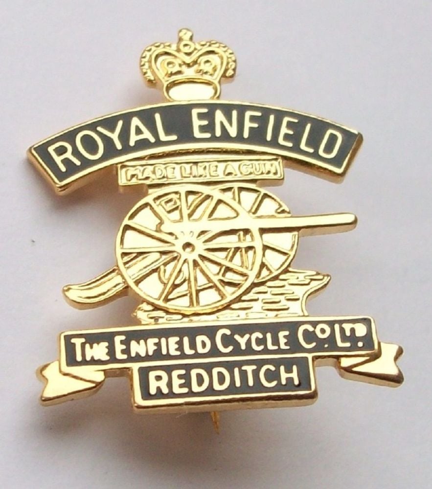 Royal Enfield enamel lapel pin badge.