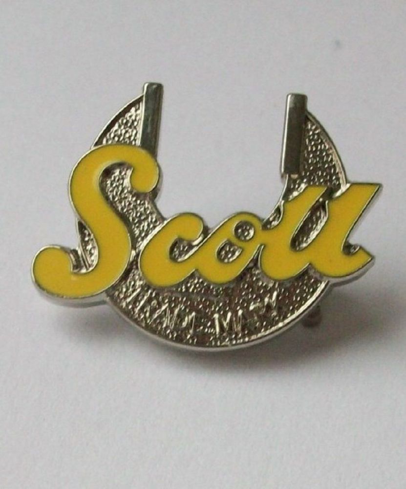 Scott enamel lapel pin badge