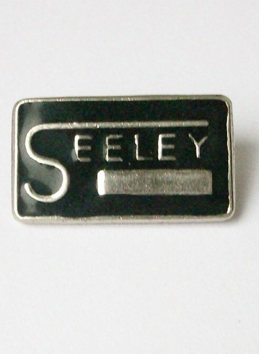 Seeley enamel lapel pin badge