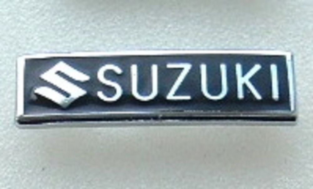 Suzuki enamel lapel pin badge