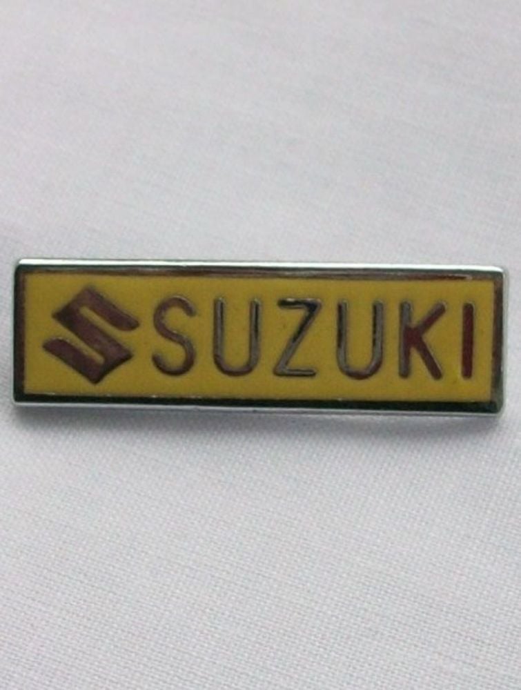 Suzuki enamel lapel pin badge