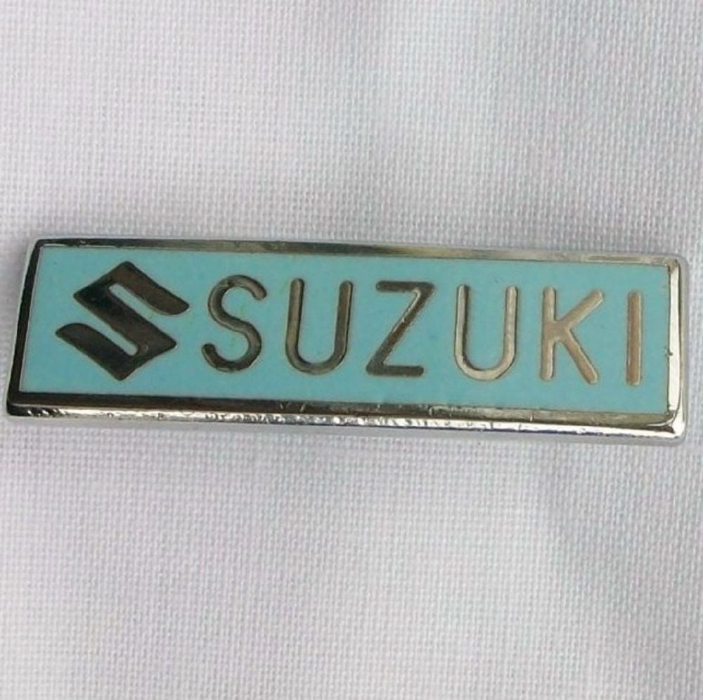 Suzuki enamel lapel pin badge