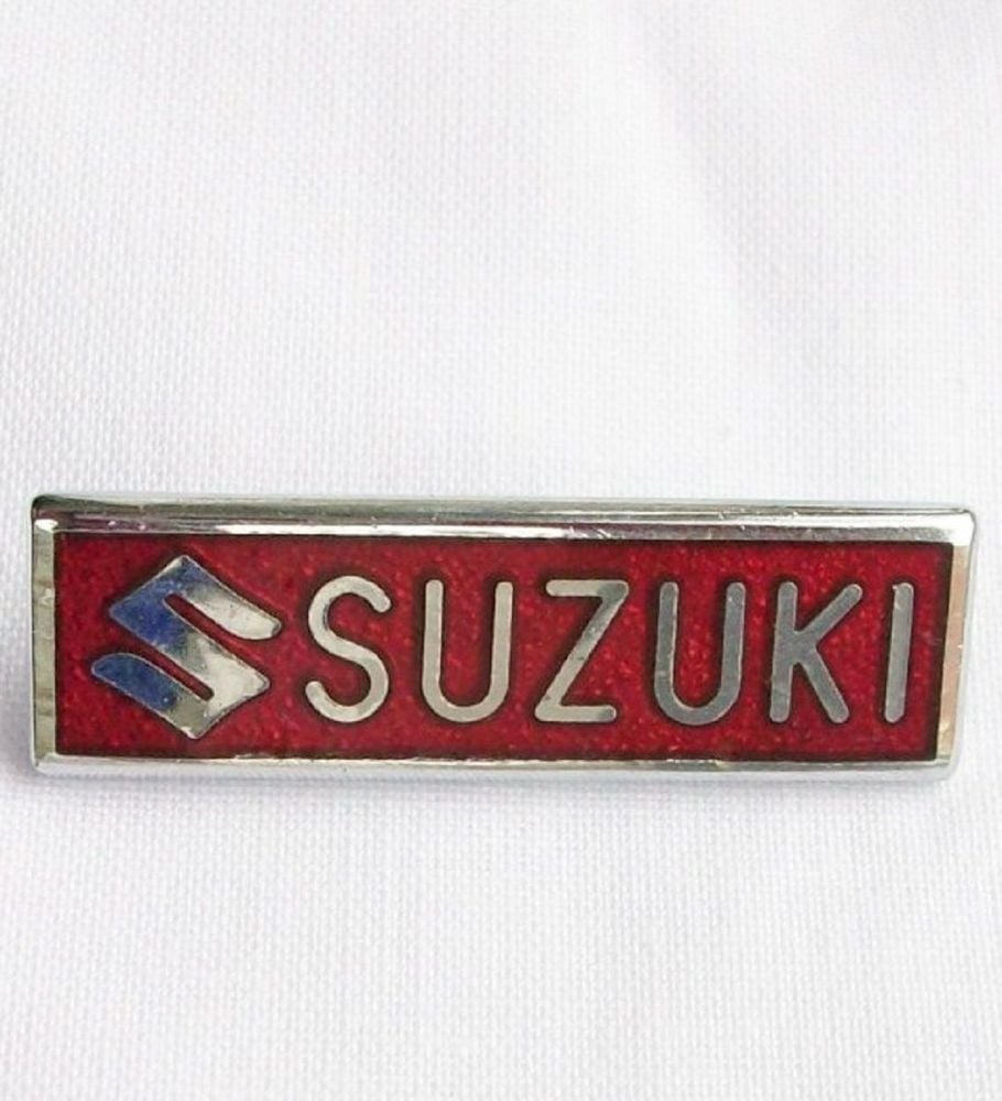 Suzuki enamel lapel pin badge