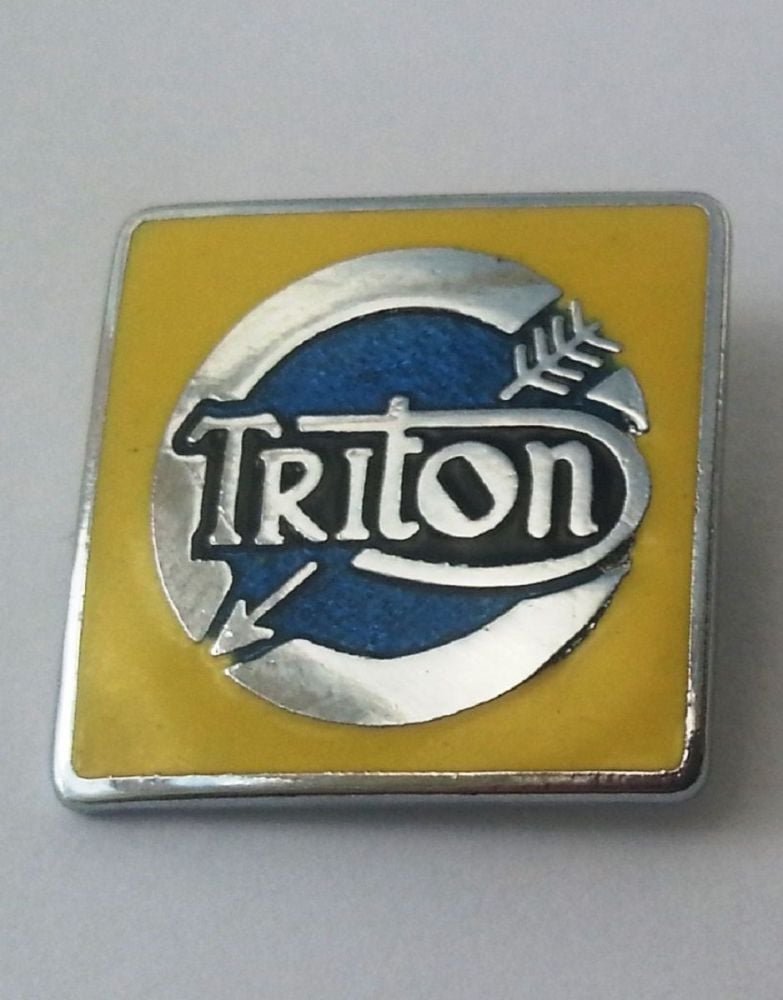 Triton enamel lapel pin badge