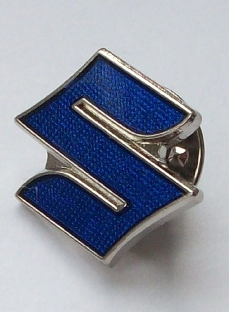 Suzuki enamel lapel pin badge