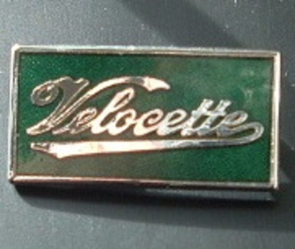 Velocette enamel lapel pin badge