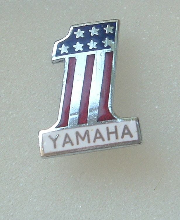 Yamaha enamel lapel pin badge