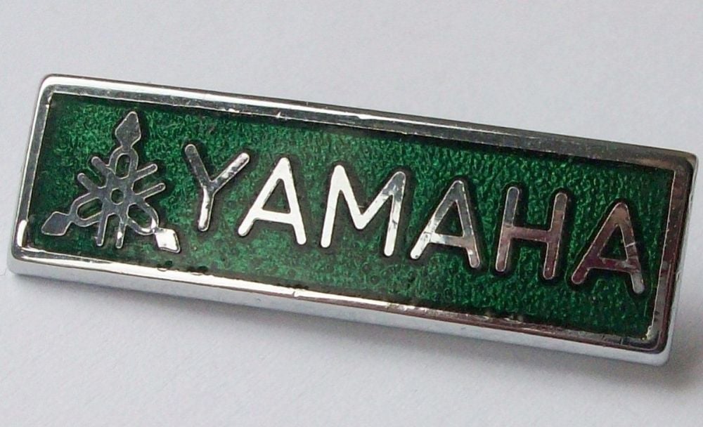 Yamaha enamel lapel pin badge