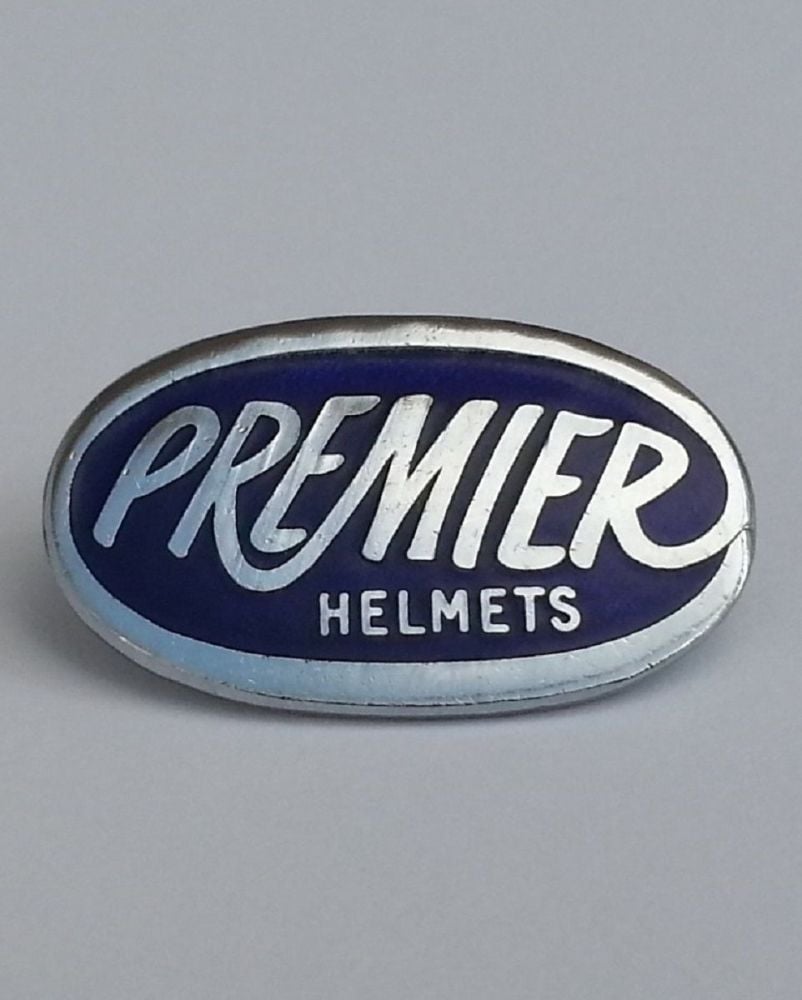 Premier Helmets enamel lapel pin badge