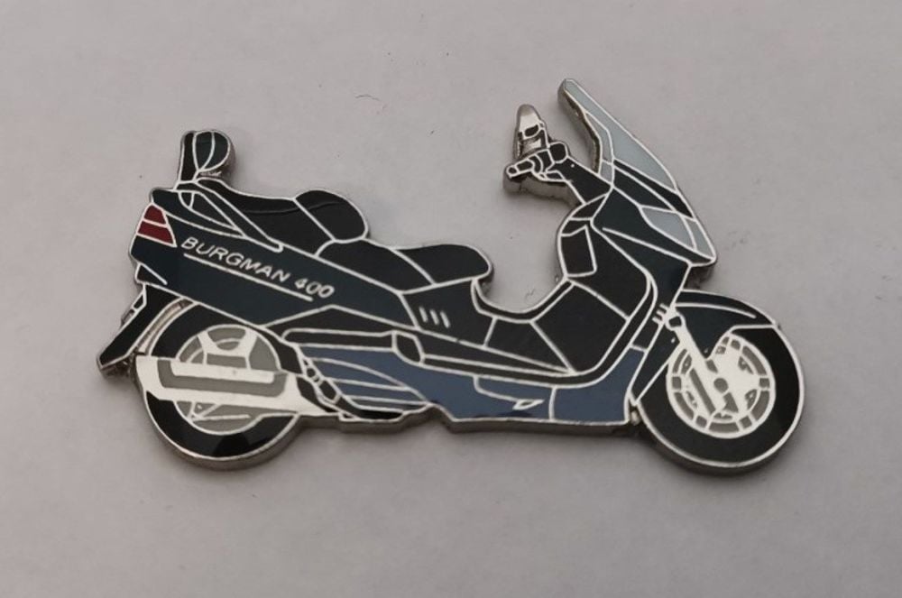 Burgman 400 lapel pin badge (0813)..