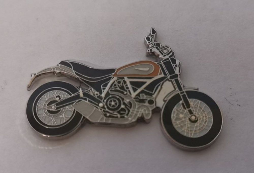 As Ducati Scrambler 2015 lapel pin badge (1224)