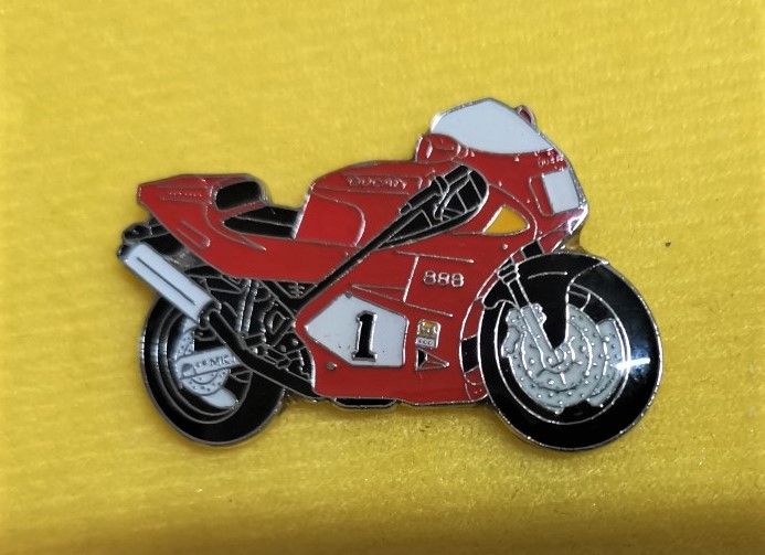 As Ducati 888 lapel pin badge (0347)