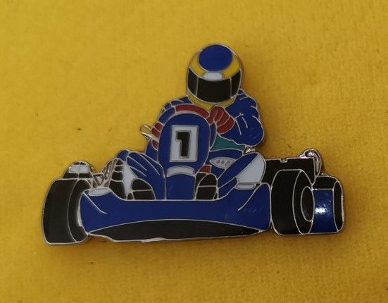 As Go Kart lapel pin badge (0654)