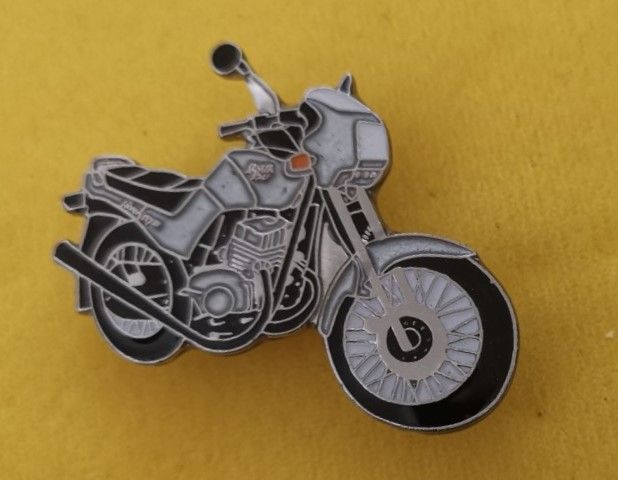 As Jawa Silver Style lapel pin badge (0532)
