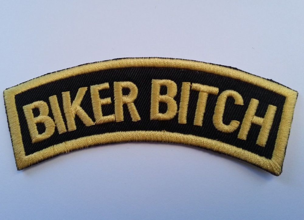 Biker Bitch shoulder title..