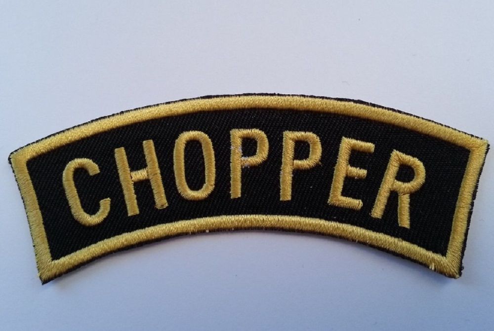 Chopper shoulder title..