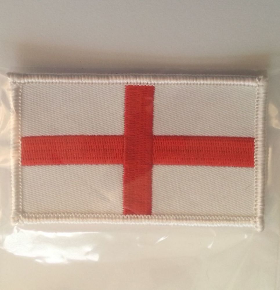 England Flag embroidered cloth badge