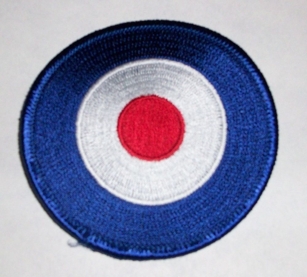 MOD Target embroidered cloth badge..