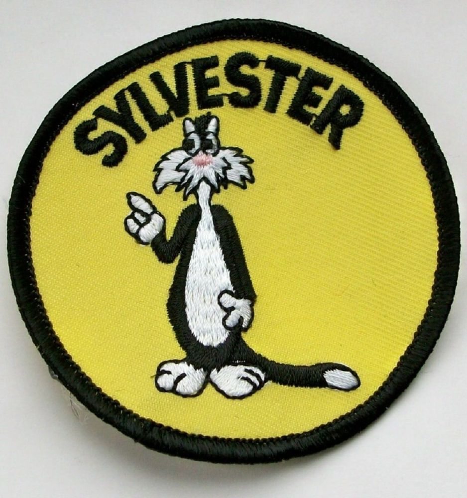 Sylvester embroidered cloth badge..