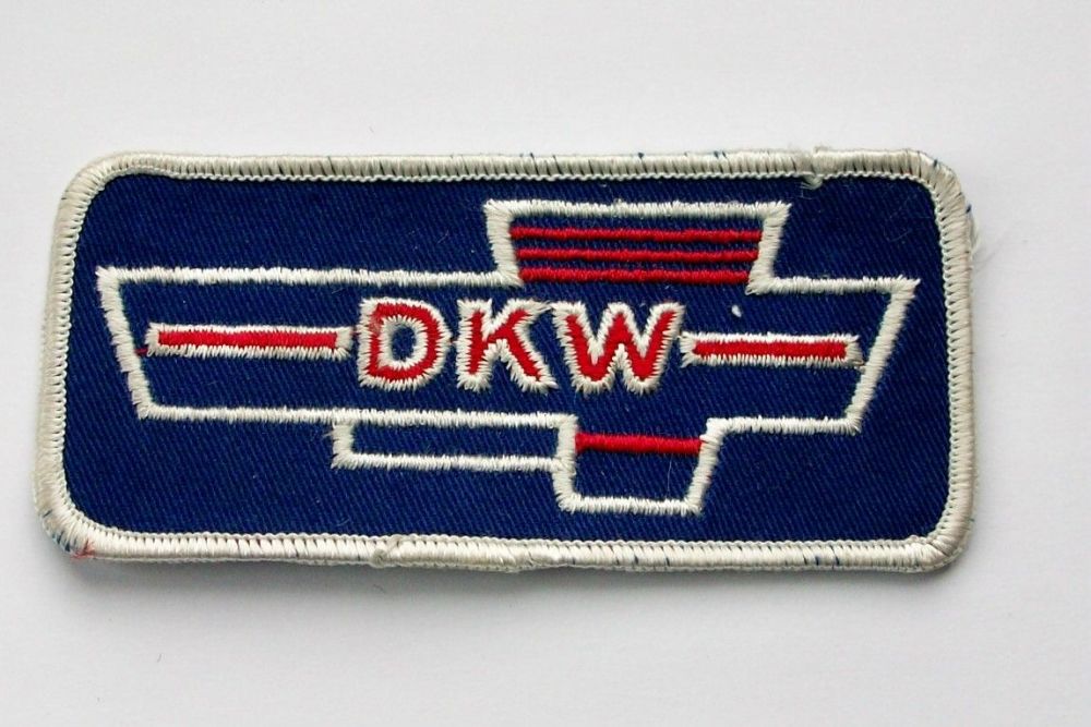 DKW embroidered cloth badge..