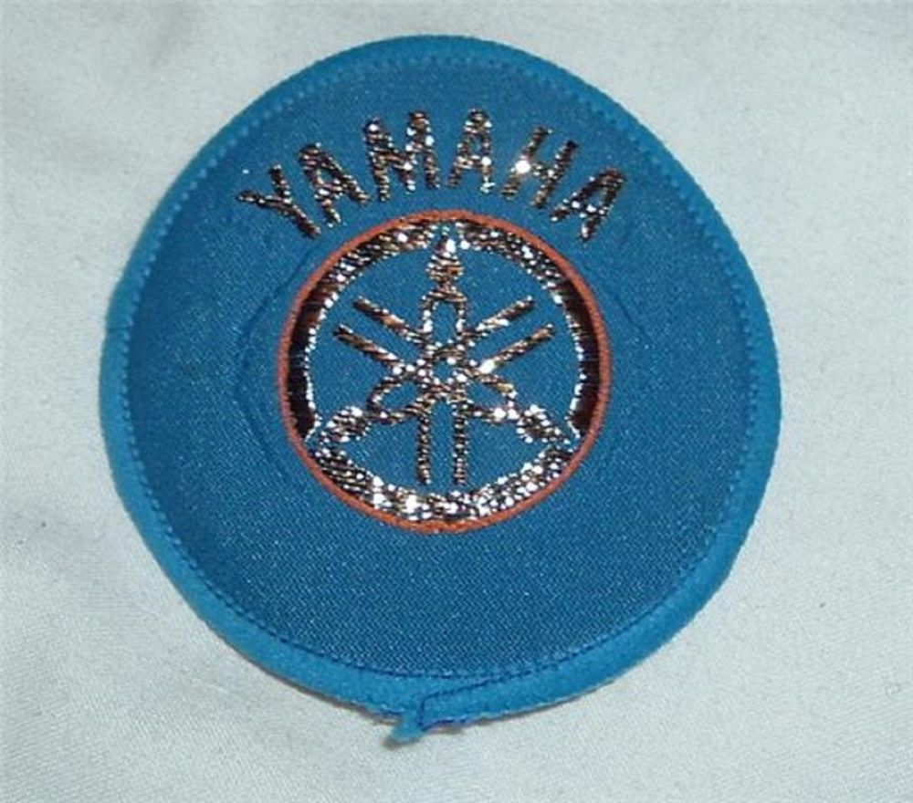 Yamaha embroidered cloth badge  (1970s item)..
