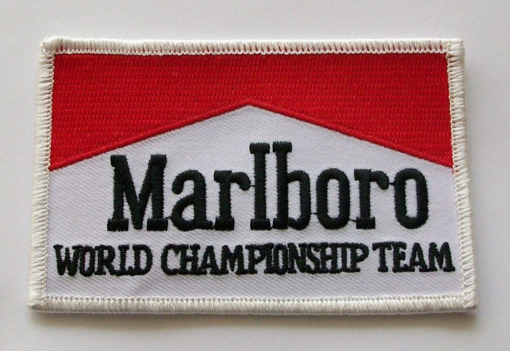 Marlboro World Championship Team embroidered cloth badge..
