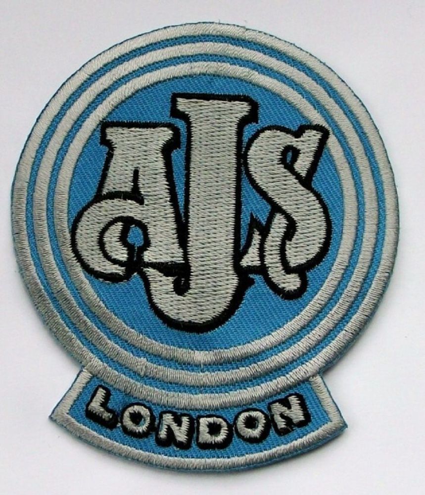 AJS embroidered cloth badge..