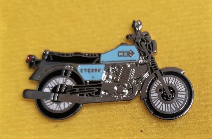 As MZ ETZ lapel pin badge (0114)